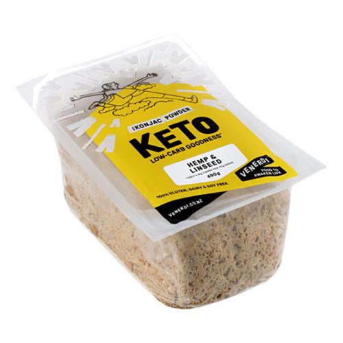 Venerdi Keto Low Carb Hemp Linseed Bread 490gm Funki Munki Thinking
