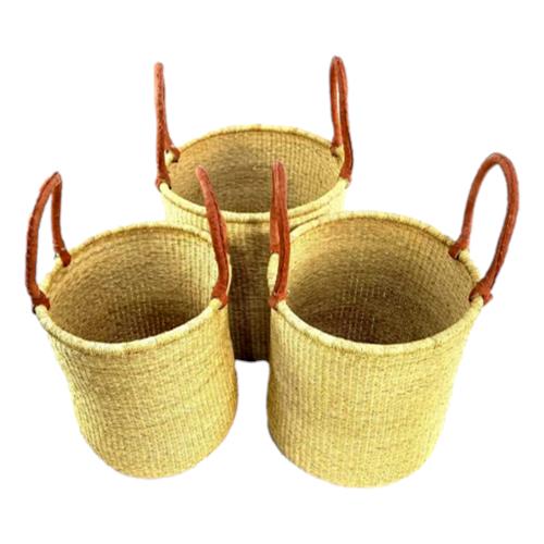 Bashiri – Bolga Laundry Basket Natural small ea