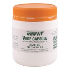 Bonvit - Empty Vege Capsules Size 00 - 240