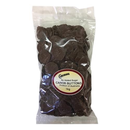 Carobana NAS Carob Buttons 1kg Healthy General Store Funki Munki Thinking Naturally