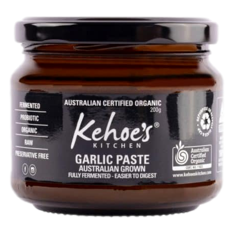 Kehoes Kitchen – Organic Fermented Garlic Paste 200gm (not postable)