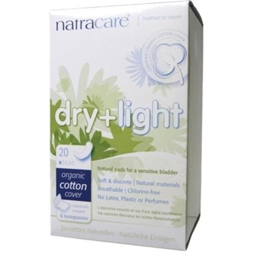 Natracare Pads Incontinence Dry and Light 20 Healthy General Store