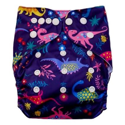 Evia Nappies - Cloth Nappy Dinosaur Parade ea