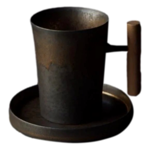 Ecletticos – Drobak Coffee Mug Rusty Silver (2 piece set)