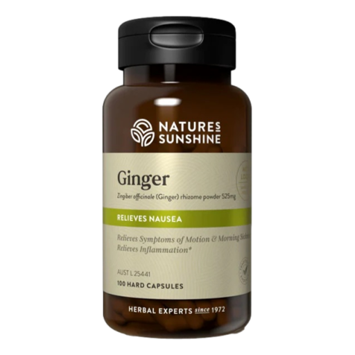 Natures Sunshine - Ginger capsules 100
