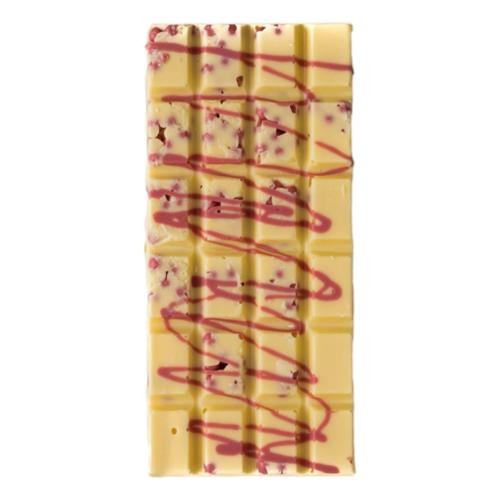 Three Chocolatiers - White Chocolate Ruberry Crunch Block 115gm