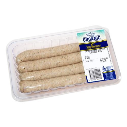 Inglewood - Organic Chicken Sausages per kg (not postable)