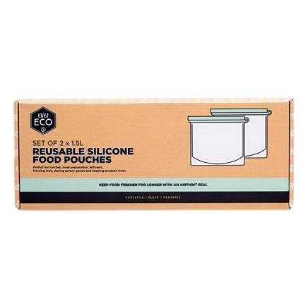 Ever Eco - Reusable Silicone Food Pouch 2 x 1.5ltr