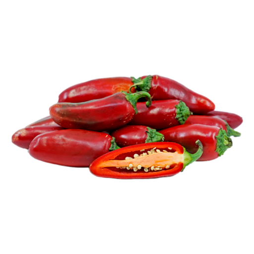 United - Chiliies Jalapeno Red per kg (not postable)