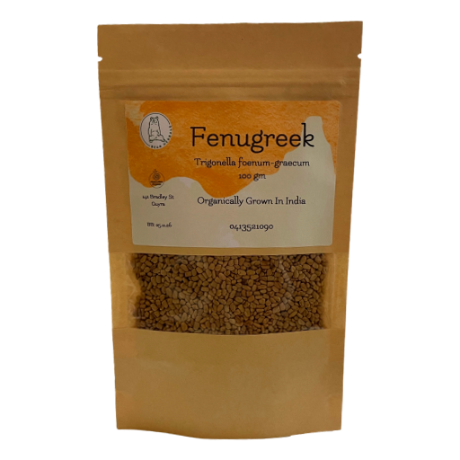 Black Bear Herbals - Organic Fenugreek Seeds 100gm