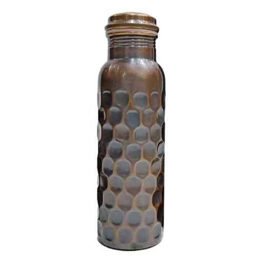 Copper Direct - Pure Copper Water Bottle Black Antique 750ml