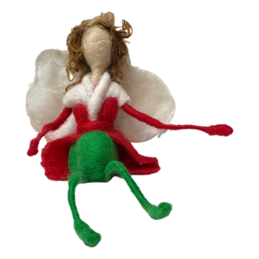 Handmade by Sue - Felted Christmas Sprite