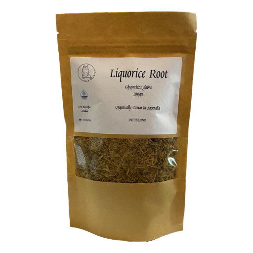 Black Bear Herbals - Organic Licorice Root Shredded 50gm