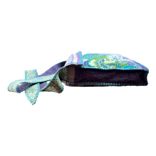 Stella Nova Handmade - Recycled Satchel Purple Blue