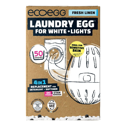 Ecoegg - Laundry Egg - Fresh Linen White + Light 50 washes