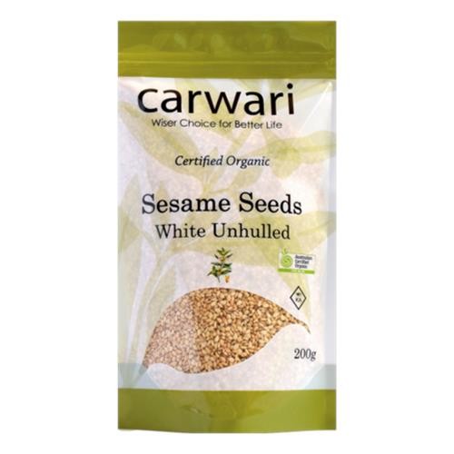Carwari - White Sesame Seeds Unhulled 200gm