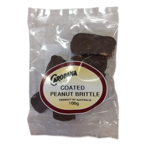 Carobana - Carob Coated Peanut Brittle 100gm
