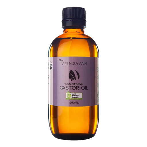 Vrindavan - Organic Castor Oil in glass 200ml