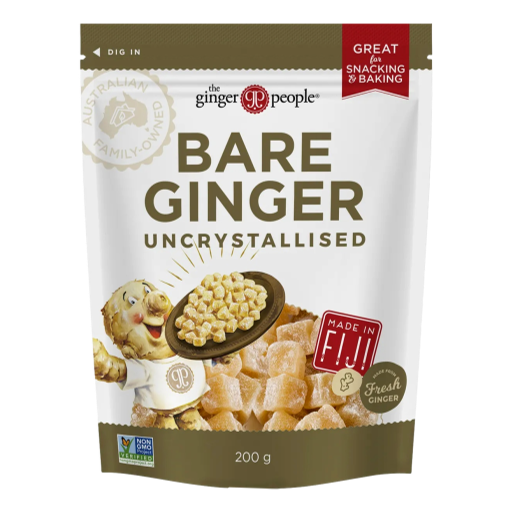 The Ginger People - Uncrystallised Bare Ginger 200gm