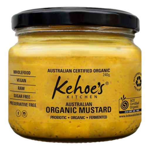 Kehoes Kitchen – Organic Mustard Australian 240gm (not postable)