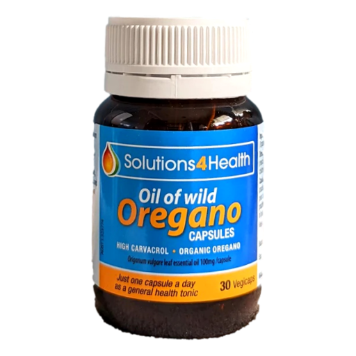 Solutions 4 Health - Wild Oregano Oil vegecaps 30