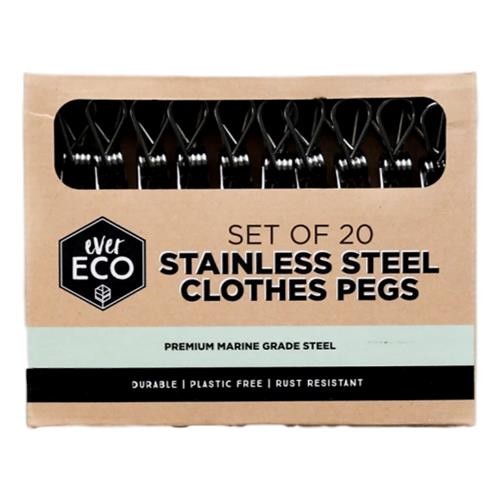 Ever Eco - Stainless Steel Clothes Pegs Marine Grade 20