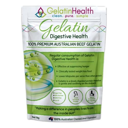 Gelatin Health - Digestive Health (Aust grass-fed Gelatine) 1kg