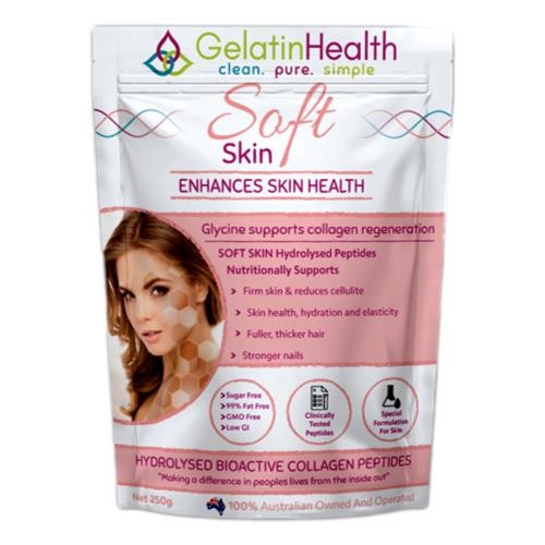 Gelatin Health – Soft Skin Collagen 250gm