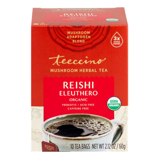 Teeccino – Reishi Eleuthero Mushroom Tea bags x 10