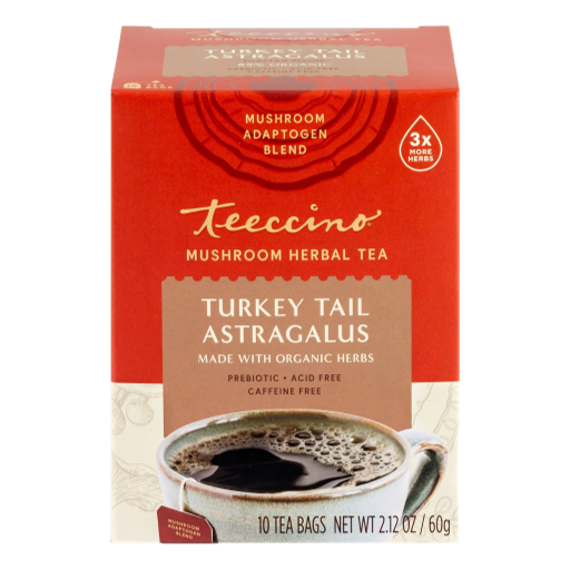Teeccino – Turkey Tail Mushroom Astragalus Tea bags x 10