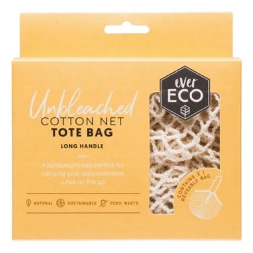 Ever Eco - Organic Cotton Net Tote Bag Long Handle ea