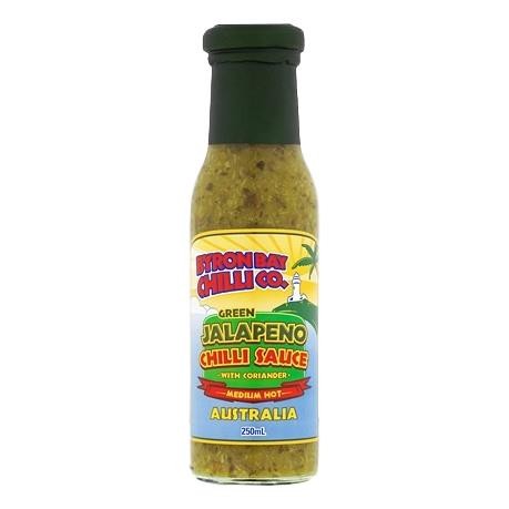 Byron Bay Chilli Co - Green Jalapeno Chilli Sauce 250ml