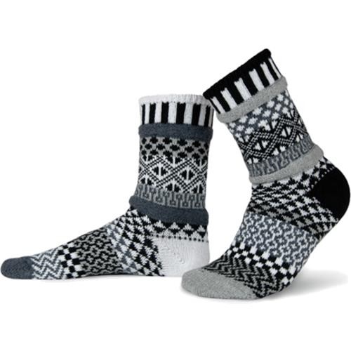 Solmate Socks - Crew Socks Adult Midnight [Size:Small]