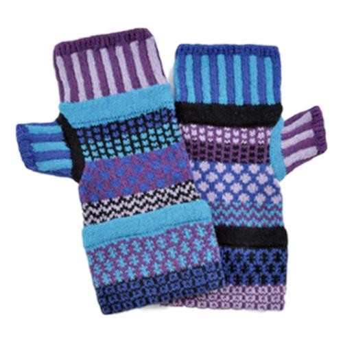Solmate Socks - Mittens Fingerless Raspberry