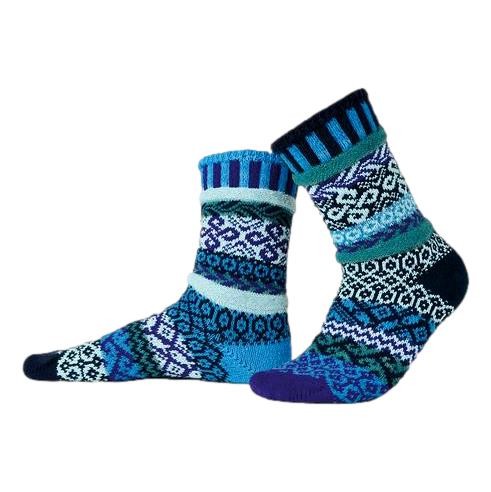 Solmate Socks - Crew Socks Adult Water [Size:Small]