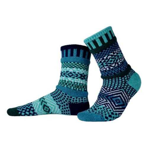 Solmate Socks - Crew Socks Adult Evergreen [Size:Small]