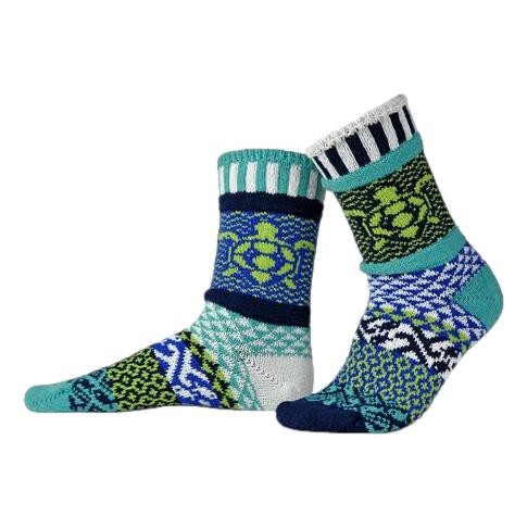 Solmate Socks - Crew Socks Adult Ocean [Size:Small]
