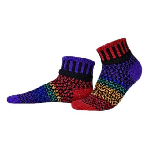 Solmate Socks - Quarter Socks Adult Gemstone [Size:Small]