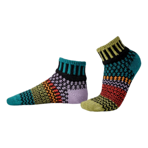 Solmate Socks - Quarter Socks Adult Artichoke [Size:Small]