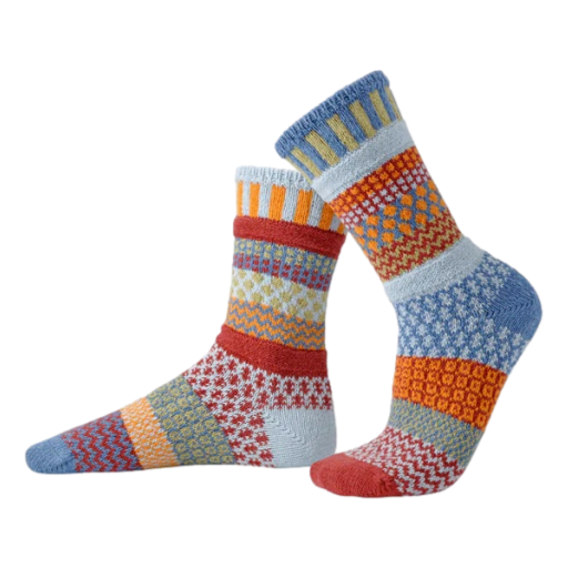 Solmate Socks - Crew Socks Adult Fig [Size:Small]