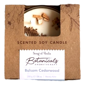 Botanicals Aromatherapy – Soy Candle Balsam Cedarwood 200g
