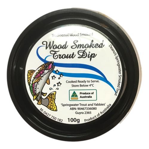 Deanos - Smoked Trout Dip 100gm (not postable)