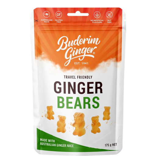 Buderim Ginger - Ginger Bears 175gm