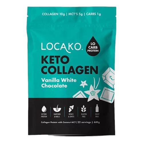 Locako – Keto Collagen Vanilla White Chocolate 440g