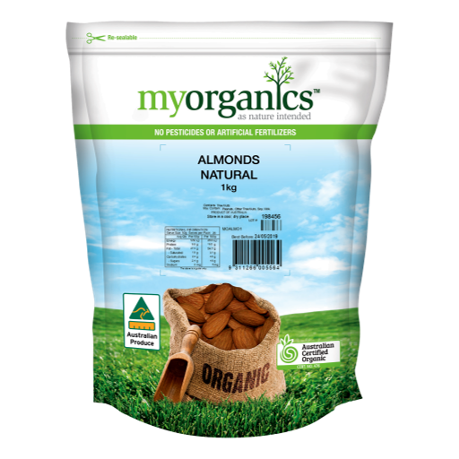 My Organics - Almonds Natural 1kg