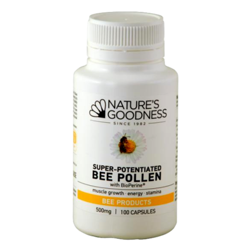 Natures Goodness - Bee Pollen Potentiated 500mg - 60
