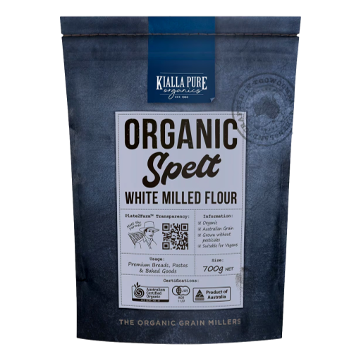 Kialla – Organic Spelt Flour 700gm