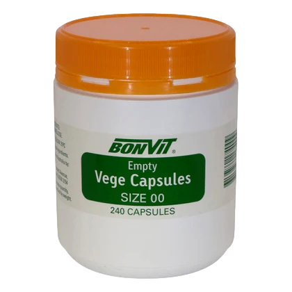 Bonvit – Empty Vege Capsules Size 00 – 240