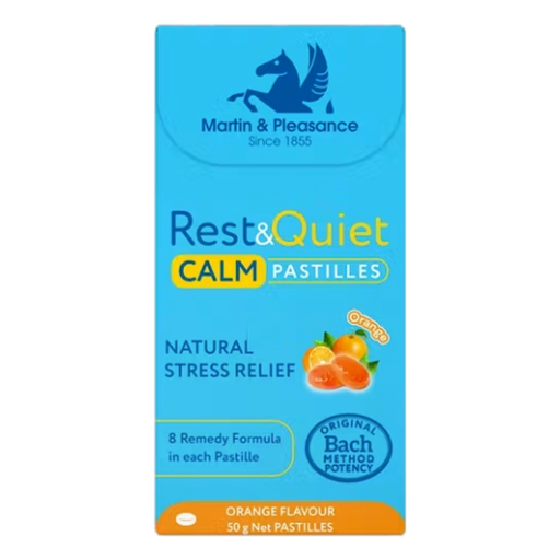 Martin & Pleasance - Rest & Quiet Calm Pastilles Orange Flavour 50gm