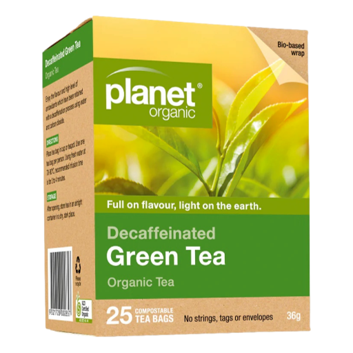 Planet Organic - Green Tea Decaffeinated 25